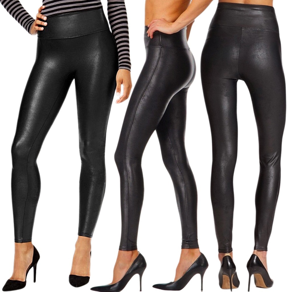SPANX Ready to Wow Faux Leather Leggings‎